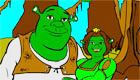 jeux de stars pour filles: Jeu de coloriage Shrek 2