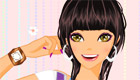 jeux de maquillage: La coiffeuse de Coralie
