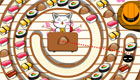 cuisine : Un chat cuisine des sushis