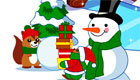 Jeu de noël - Le village des écureuils