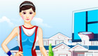  habillage : Une joueuse de Basketball 