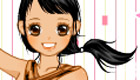 habillage : Une fille amazone